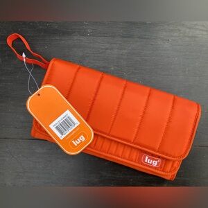 NWT. Lug wallet. Orange.